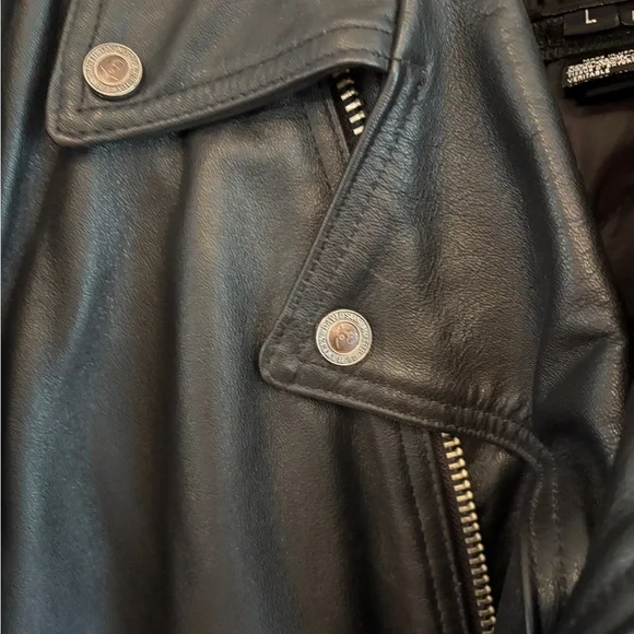 VINTAGE PRISTINE Harley-Davidson Black Leather Motorcycle Jacket - Picture 4 of 12